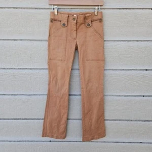 Dolce & Gabbana light brown bootcut carpenter pants IT 38 30 inch inseam - Picture 1 of 13