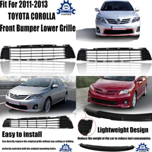 Parrilla inferior parachoques delantero para Toyota Corolla 2011 2012 2013 repuesto - Imagen 1 de 8