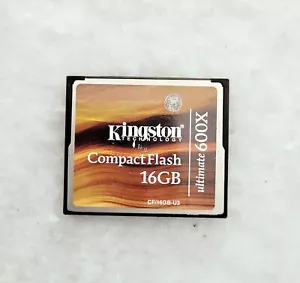 KINGSTON Ultimate 600x 16GB CompactFlash CF Memory Card - Picture 1 of 2