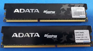 AX3U1600GB2G9-3G ADATA Gaming Series 2GB PC3-12800 DDR3-1600MHz CL9 2GBx2=4GB - Picture 1 of 3