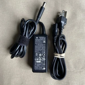 GENUINE HP 744481-003 OEM AC Power Adapter 7.4mm 45W 19.5V 2.31A Cord Authentic - Picture 1 of 8