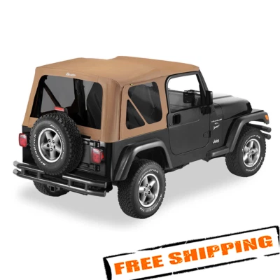 Bestop 79139-37 Spice Sailcloth Replace-A-Top for 1997-2002 Jeep Wrangler TJ Foto 1 de 4
