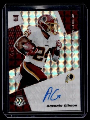 2020 Panini Mosaic Antonio Gibson #RA27 Rookie Autograph - Image 1 of 2