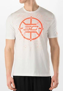 Camiseta con logo de salpicadura Under Armour Steph Curry SC30 1287764-100 Warriors - Imagen 1 de 1