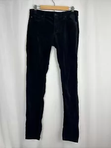 Ralph Lauren Black Skinny Pants Soft Cotton Blend 34x34 Tapered Denim And Supply - Picture 1 of 14