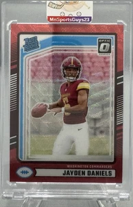 Donruss Optic Jayden Daniels 2024 vista previa rojo clasificación onda novato ¡Coincidencia de color! - Imagen 1 de 2