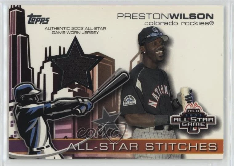 2004 Topps All-Star Stitches Relics Preston Wilson #ASR-PW - Image 1 of 2