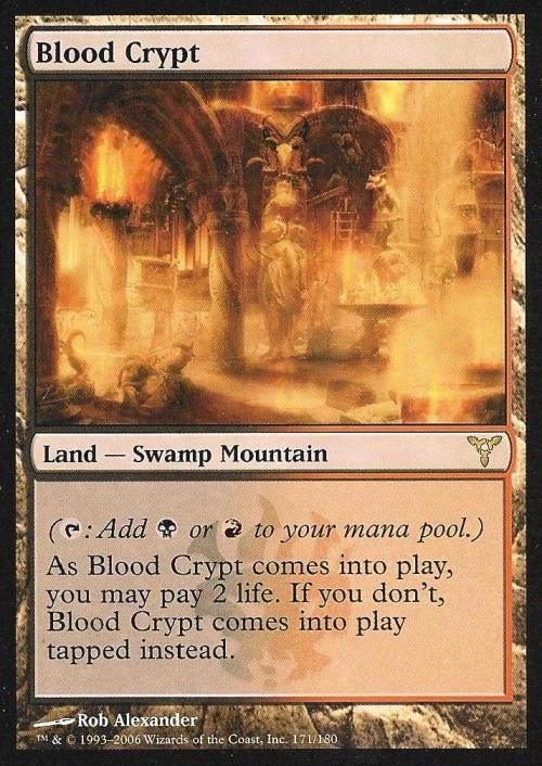 Blood Crypt -Foil Medium Play MTG Dissension - Image 1 of 1