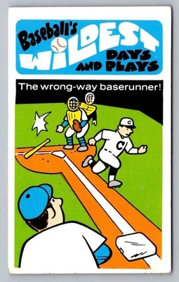 Baseball Trading Card | 1973 Baseball's Wildest Days And Plays Fleer #13 - Image 1 of 2