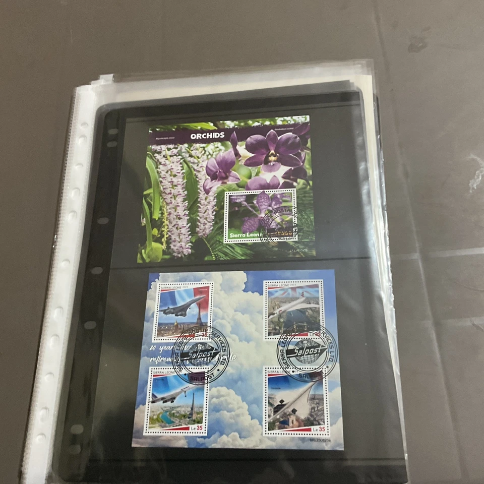 Sierra Leone X 2 CTO Stamp Mini Sheets Circ 2020/2023 - Image 1 of 1