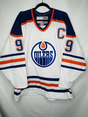 Camiseta local vintage Edmonton Oilers CCM #99 Gretzky (L) Foto 1 de 4