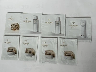 Lote de 8 muestras de tamaño de viaje Cle De Peau para el cuidado de la piel Foto 1 de 2