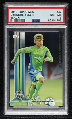 2013 Topps MLS Black /10 DeAndre Yedlin #42 PSA 8 Rookie RC - Image 1 of 2