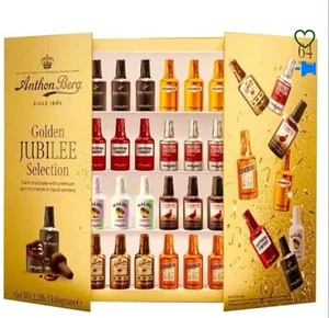 Anthon Berg Dark Chocolate Liqueur Liquor filled Bottles 64 ct 2.2 lb 08/2025 - Picture 1 of 2