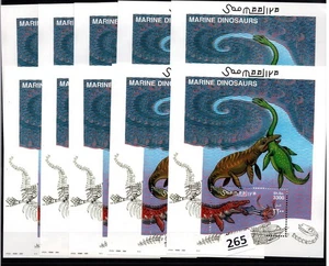 TV 10X SOMALIA - MNH - DINOSAURS - PREHISTORIC ANIMALS - 2000 - Picture 1 of 1