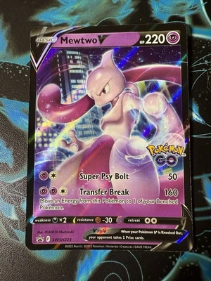 Mewtwo V SWSH223 SWSH: Sword & Shield Promo Cards Holo - Image 1 of 2