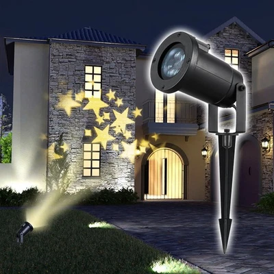 Lámpara de Navidad Proyector LED Láser Luz Móvil Exterior Jardín Paisaje Navidad Foto 1 de 4