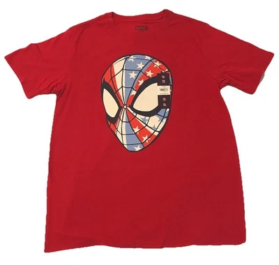 SPIDER-MAN MARVEL PROUD SPIDEY NEW BOYS RED GRAPHIC SS T-SHIRT XXL COTT/POLY NWT - Image 1 of 3