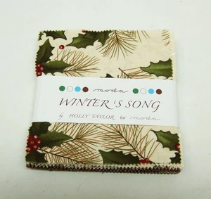 WINTER's Song Charm Pack MODA Holly Taylor (42) 5" fabric squares Quilt - Picture 1 of 2