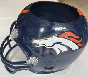 NFL Denver Broncos Plastic Full Size Helmet No Bowl Mancave Garage Logo As Is - Picture 1 of 7