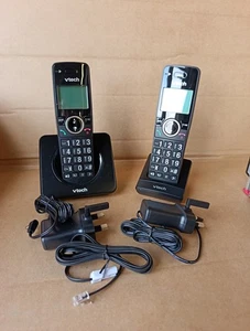 VTech ES2001 DECT Cordless Home Phone 2 Handsets - Afbeelding 1 van 5