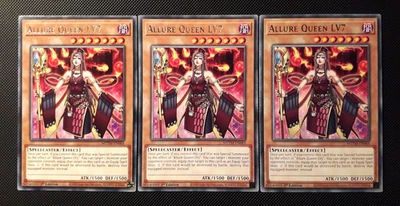 Yu-Gi-Oh! 3x Allure Queen LV7, MZTM-EN065, Rare, 1. Edition, Englisch, Near Mint - Bild 1 von 2