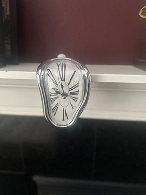 Melting Clock, Salvador Dali Watch Melted Clock for Decorative Home Office Shelf - Image 1 of 4