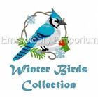 WINTER BIRDS COLLECTION - MACHINE EMBROIDERY DESIGNS ON USB