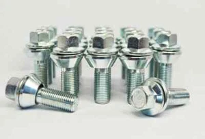 (20) M12x1.25 Wobble Bolts 12x1.25 Lugs Alloy Wheels Rims Variable PCD 17 Hex - Picture 1 of 2