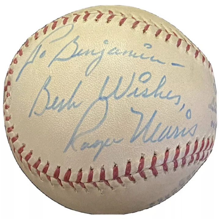 Бейсбольный мяч с автографом Роджера Мариса из New York Yankees St. Louis Cardinals PSA L@@K - Изображение 1 из 4