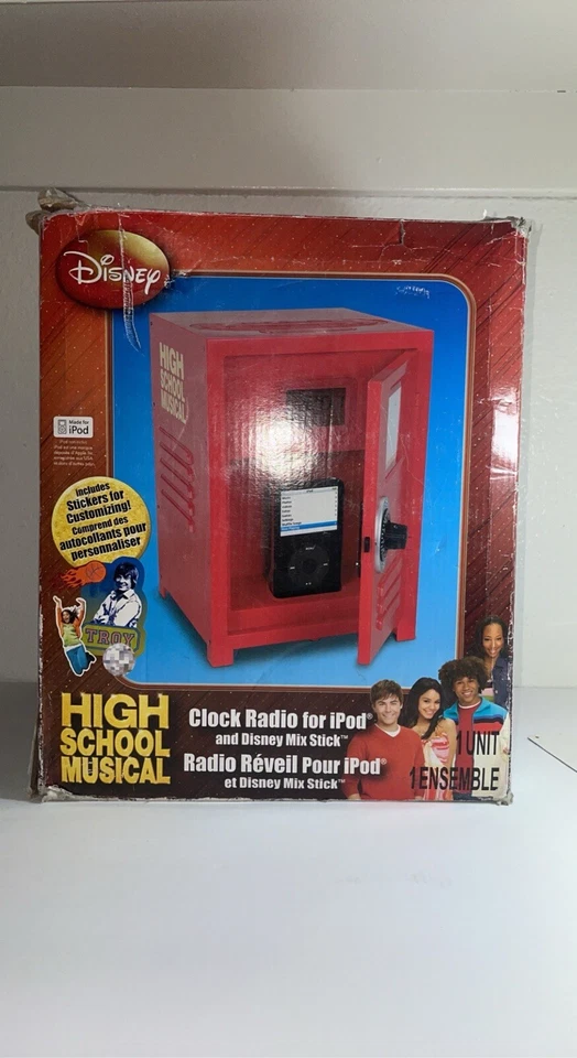 RARO!! Radio reloj musical High School para iPod Foto 1 de 4