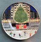 ANTHROPOLOGIE A New York Holiday Dessert Plate NYC 8” NEW