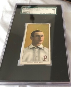 1909 T206 baseball card Mickey Doolin Philadelphia Phillies grade SGC 3 Piedmont