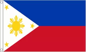 Bandera de Filipinas - 5 x 3 pies - 100% poliéster país nacional de Asia - Imagen 1 de 2