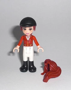 LEGO Friends - Mia (Reiterkappe) - Figur Minifig Reiterhof Heartlake Pferd 41126 - Bild 1 von 2