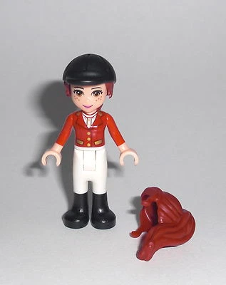 LEGO Friends - Mia (Reiterkappe) - Figur Minifig Reiterhof Heartlake Pferd 41126