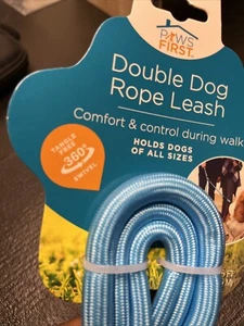 Double Leash no tangle leash 360° swivel Leash 2 dogs same FOR ALL DOG SIZE - Picture 1 of 9