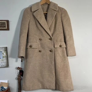 Vtg Hobson Handmade In Denmark Llama Wool Coat Size Small? 100% Virgin Wool NICE - Picture 1 of 14