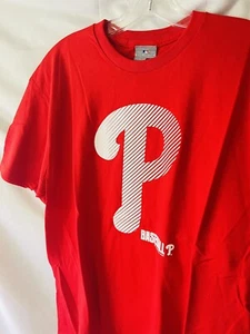 MLB Philadelphia Phillies Men's Genuine Merchandise T Shirt Red/White Large -New - Picture 1 of 5