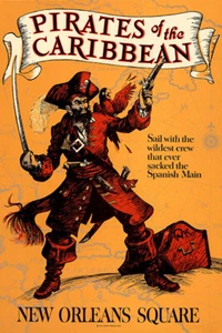 Disneyland - Pirates Of The Caribbean - 1967 - Promotional Advertising Poster - Picture 1 of 1