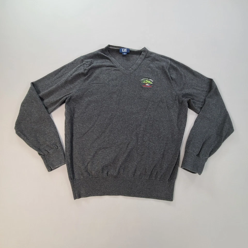 Cutter & Buck Sweater Mens Small Gray Pullover Casual Outdoors Golf - Image 1 of 4