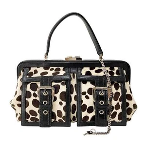 CELINE Pony Hair Animal Print Handbag - Picture 1 of 20
