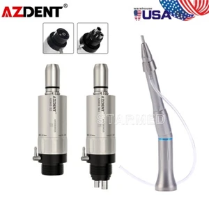 AZDENT Dental 20°Straight Head 1:1 Surgical Low Speed Handpiece /Air Motor 2/4H - Picture 1 of 14