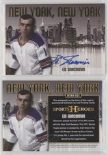 2016 Leaf Sports Heroes New York New York Silver Ed Giacomin #NYNY-EG1 Auto HOF
