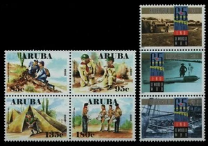 Aruba 2010 - Mi-No. 486-489 & 490-492 ** - MNH - 2 Issues - Picture 1 of 1