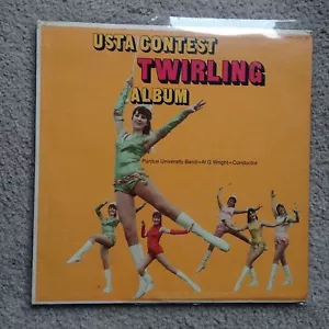 USTA Contest Twirling Album Purdue University Band LP Vinyl Record 12" MARCHES - Picture 1 of 4