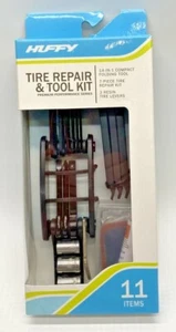 Huffy PREMIUM BICYCLE SERIES TIRE REPAIR & TOOL KIT: Folding Multi-Tool 3 Levers - Picture 1 of 5