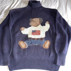 polo ralph lauren bear sweater sale
