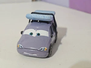 Disney Pixar Cars Leroy Traffik w Mattress Purple 1:55 Mattel - Picture 1 of 11