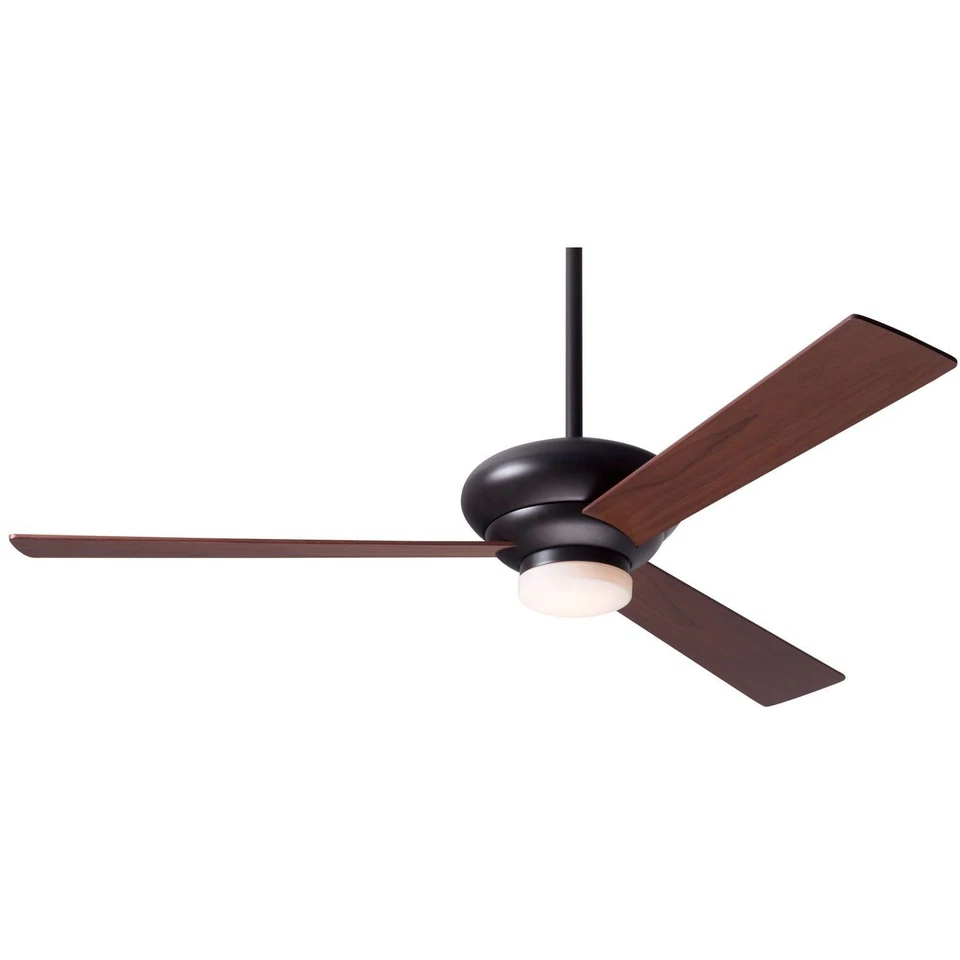 Modern Fan Altus Dark Bronze 42" Ceiling Fan with Mahogany Blades and Remote - Image 1 of 1